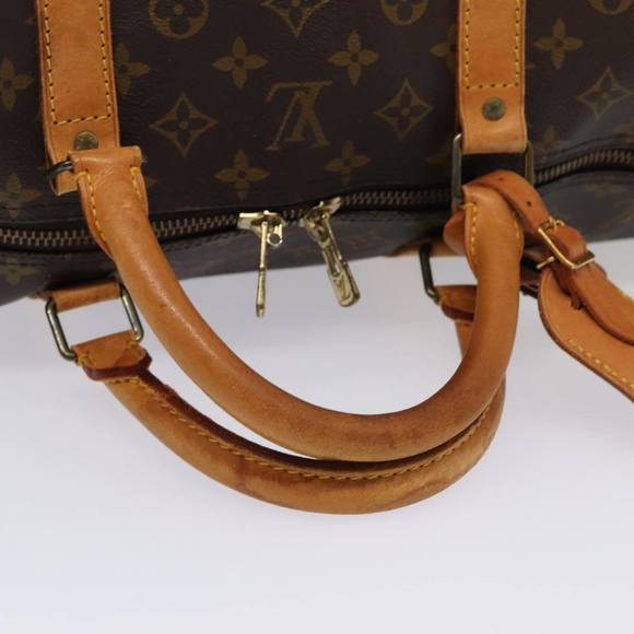 LOUIS VUITTON Monogram Keepall 60 Boston Bag M41422 LV Auth 85275 - Picture 7 of 16